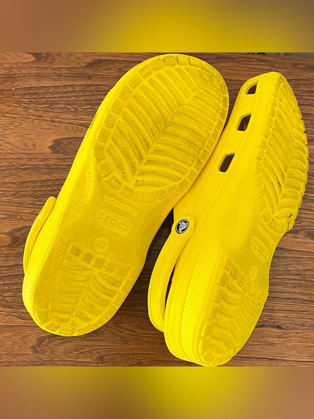 CROCS Classic Clog in Bright Yellow for Men